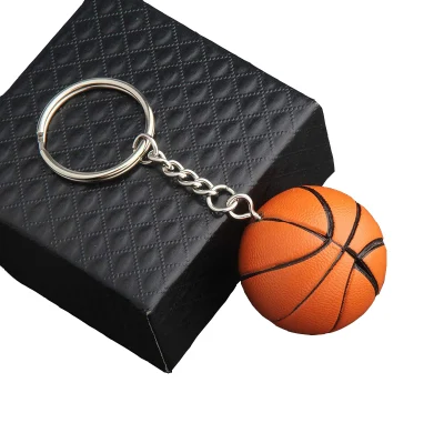 Изготовленные на заказ брелоки для баскетбола, оптовая продажа, подарочный товар, дешевые сувениры, брелок для баскетбола из искусственной кожи